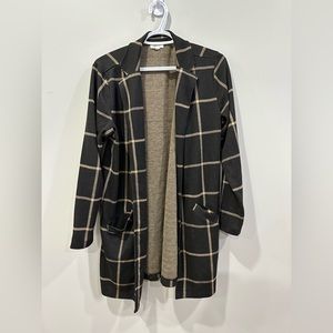 Maurice’s black checkered blazer